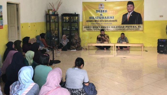 Gusti Rizky Reses di Guntung Manggis, Warga Keluhkan Jalan Lingkungan dan Drainase