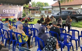 Reses Fauzan Noor; Warga Mentaos Keluhkan Biaya PBG dan Pengelolaan Sampah
