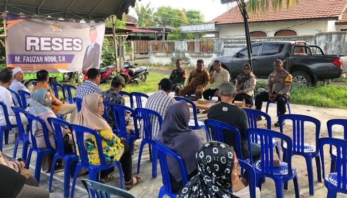 Reses Fauzan Noor; Warga Mentaos Keluhkan Biaya PBG dan Pengelolaan Sampah