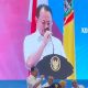 Anggota DPR RI Daerah Pemilihan Kalsel I, Pangeran Khairul Saleh dalam sambutan Peluncuran dan Dialog Percepatan Pembentukan Koperasi Desa/Kelurahan Merah Putih. (Foto: Koranbanjar.net)