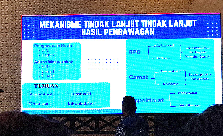 Salah satu materi yang disampaikan. (Foto: Koranbanjar.net)