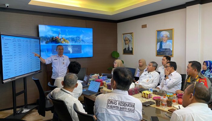 Pemkab Barito Kuala Gelar Rapat Evaluasi dan Strategi Penataan Kota 2025