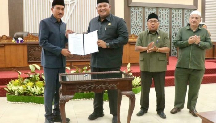 Paripurna Penyampaian Bupati Banjar Tentang Raperda APBD 2024