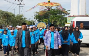 Kafilah MTQ Kabupaten Tanah Bumbu Pertama Tiba di Martapura