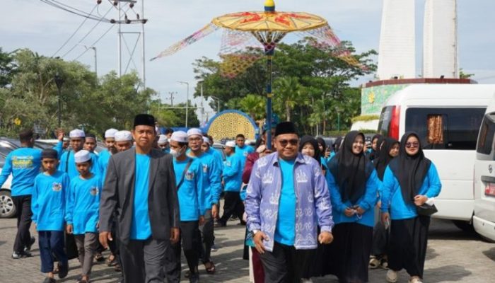 Kafilah MTQ Kabupaten Tanah Bumbu Pertama Tiba di Martapura