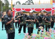 Meriahkan Hari Bhayangkara, Polres HSS Olahraga Bersama Pererat Silaturahmi