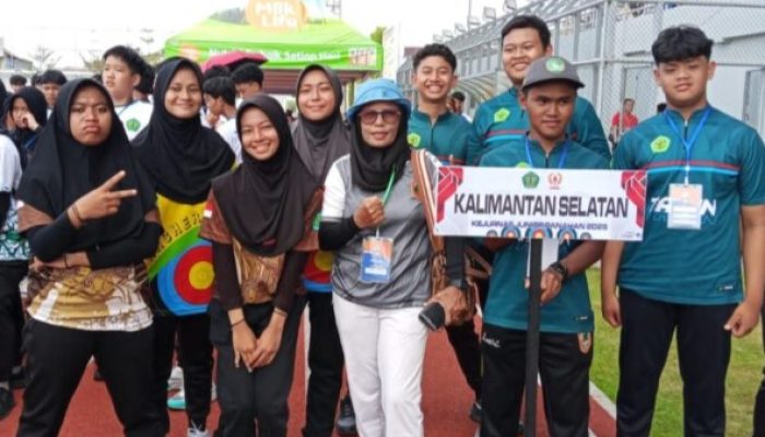 Tujuh Atlet Panahan Junior Tanah Bumbu Tampil Gemilang di Kejuaraan Nasional 2025:Ketua PERPANI Dampingi Langsung