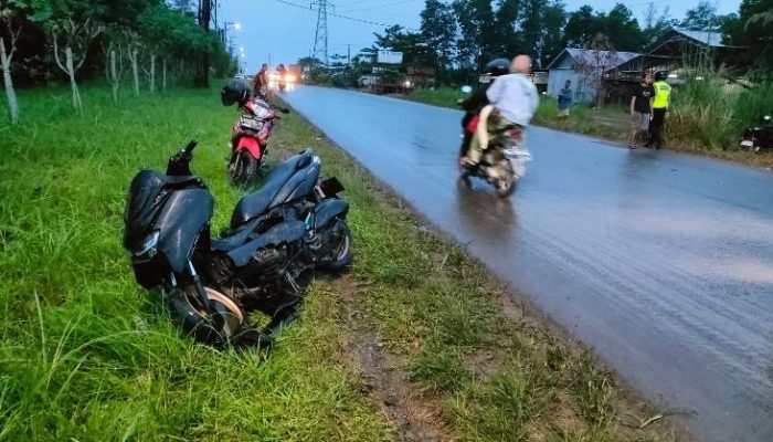 Kecelakaan Melibatkan Tiga Motor di Jalan Trikora Banjarbaru, Lima Orang Luka-Luka