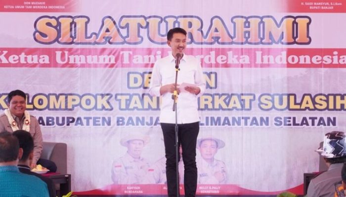 Ketua Umum Tani Merdeka Indonesia Kunjungan ke Desa Sungai Arfat