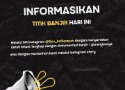 DPU Balikpapan meminta warga untuk bisa berpartisipasi aktif dengan melaporkan titik banjir atau genangan yang terjadi melalui Melalui unggahan Instagram @dpu_balikpapan, Jumat (20/6/2025).
