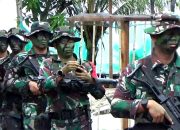 Lanud Dhomber Balikpapan saat melaksanakan kegiatan latihan pertahan pangkalan dengan mengusung tema “Latihan Kesiagaan Ketahanan Pangkalan” Rabu (18/6/2025).