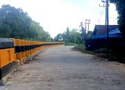Proyek Perkuatan Badan Jalan senilai Rp4 miliar di Desa Jati Baru RT 3, Kecamatan Astambul
