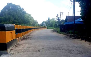 Proyek Perkuatan Badan Jalan senilai Rp4 miliar di Desa Jati Baru RT 3, Kecamatan Astambul