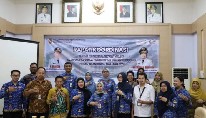 Rapat Koordinasi Pokja Perumahan dan Kawasan Permukiman di Kalsel