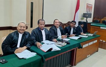Kuasa Hukum para tersangka yang mengajukan gugatan praperadilan terhadap Polres Batola.