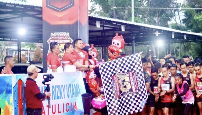 Bupati Apresiasi Sinergi Polres dan Pemkab Tanah Bumbu dalam Bhayangkara Run & Kontes BerAKSI