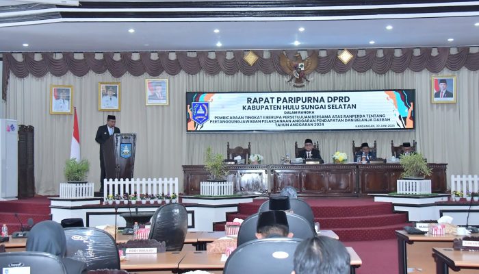 Pertanggungjawaban APBD HSS 2024 Disepakati