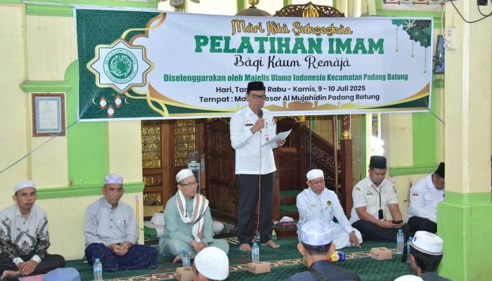 MUI Padang Batung HSS Bimbing Remaja Jadi Imam Salat Berjamaah