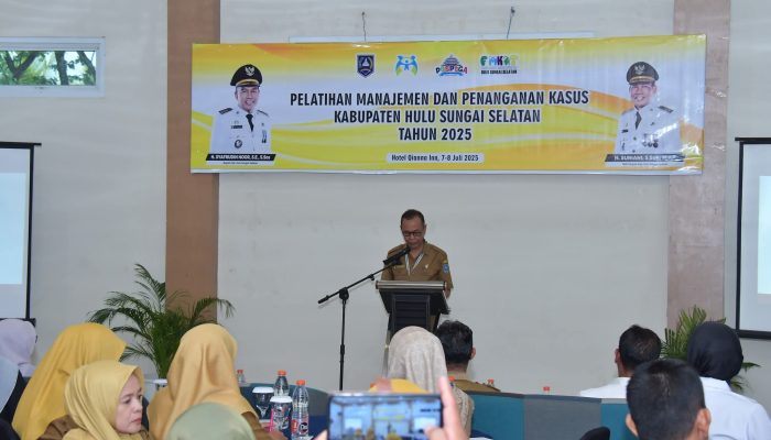 Pemkab HSS Bimbing Satgas KLA Manajemen dan Penanganan Kasus