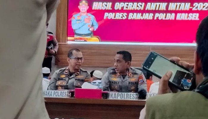 Polres Banjar Menciduk 53 Tersangka Tindak Pidana Narkoba