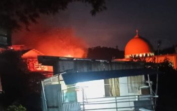 Musibah kebakaran yang terjadi di kawasan pemukiman padat penduduk di Jalan Blora 2, RT 24, Kelurahan Klandasan Ulu, Balikpapan Kota, Kaltim, Selasa (1/7/2025).