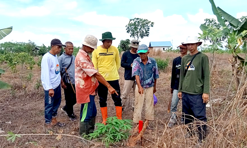 Pemetaan batas wilayah Desa Mali-mali dan Sungai Arfat pada waktu yang dilakukan pihak terkait.