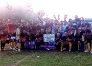 Ps.Bima Putra dari Awang Bangkal Barat yang keluar sebagai juara mendapatkan hadiah uang tunai 10 juta serta piala.