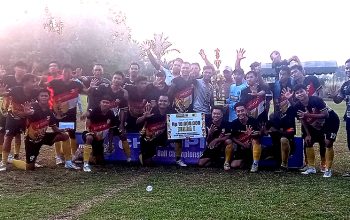 Ps.Bima Putra dari Awang Bangkal Barat yang keluar sebagai juara mendapatkan hadiah uang tunai 10 juta serta piala.
